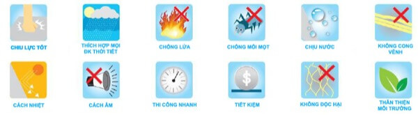 Đặc tính tấm Cemboard vân gỗ Smartwood